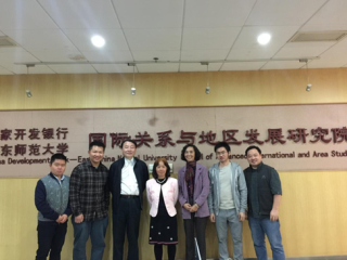 应周边中心主任冯绍雷教授邀请，台湾政治大学俄罗斯研究所洪美兰教授访问华东师范大学周边中心