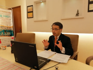 2020年10月31日，周边中心贝文力研究员应莫斯科国立大学中国学生学者联谊会外联部和学术研究会邀请，做题为《神性、灵感、生命、眼泪和爱情——走进俄罗斯文化艺术的殿堂》线上讲座。